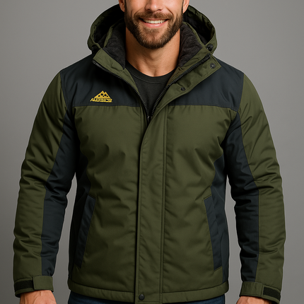 Męska termiczna kurtka outdoorowa Liam Arctic | Izolowana ochrona zimowa | Nowoczesne rozwiązanie | Regulowane mankiety | Kaptur Burzy | Temperatura poniżej zera | Rozmiary M do XXL | Styl miejski i turystyczny