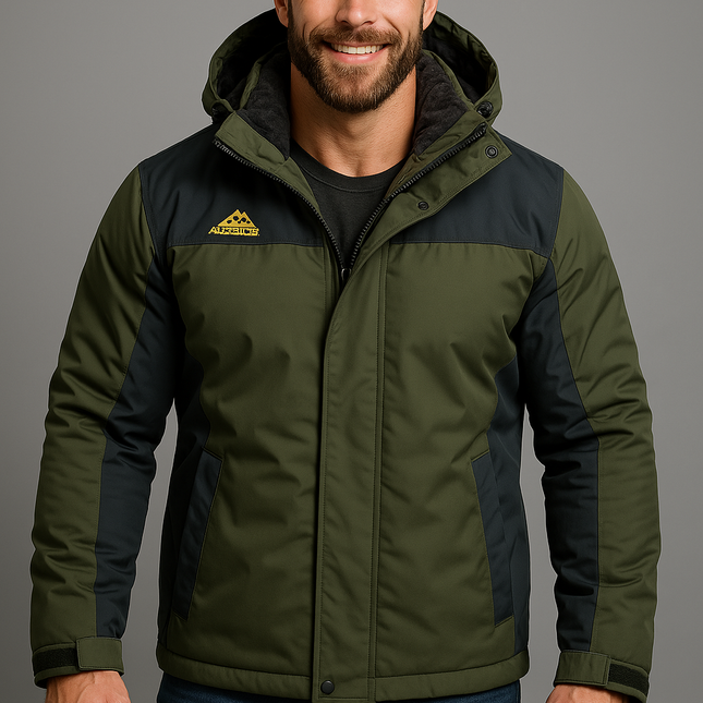 Męska termiczna kurtka outdoorowa Liam Arctic | Izolowana ochrona zimowa | Nowoczesne rozwiązanie | Regulowane mankiety | Kaptur Burzy | Temperatura poniżej zera | Rozmiary M do XXL | Styl miejski i turystyczny