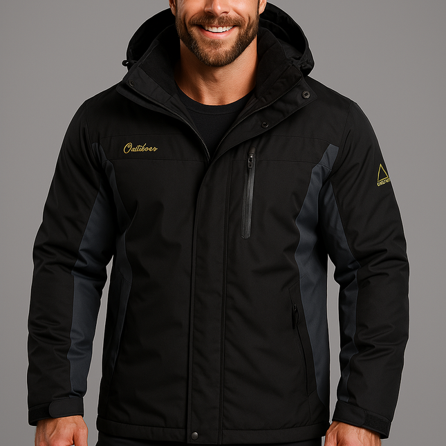 Męska termiczna kurtka outdoorowa Liam Arctic | Izolowana ochrona zimowa | Nowoczesne rozwiązanie | Regulowane mankiety | Kaptur Burzy | Temperatura poniżej zera | Rozmiary M do XXL | Styl miejski i turystyczny