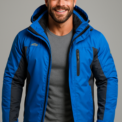 Męska termiczna kurtka outdoorowa Liam Arctic | Izolowana ochrona zimowa | Nowoczesne rozwiązanie | Regulowane mankiety | Kaptur Burzy | Temperatura poniżej zera | Rozmiary M do XXL | Styl miejski i turystyczny