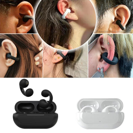 AquaHarmonia | Wodoodporne bezprzewodowe słuchawki douszne Bluetooth | Ultra Bass z ochroną słuchu | IP68 Bezpieczny prysznic | Ponad 24 godziny słuchania | Bluetooth 5.0 | Konstrukcja z klipsem | Czarny lub biały