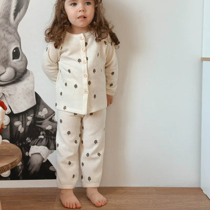 MiniModa™ | Oddychający bawełniany komplet bielizny nocnej dla dzieci | Miękki design unisex | Hipoalergiczny | Rozmiar od 1 do 5 łac