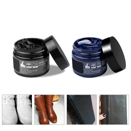 ReviveLeather | Nietoksyczny Balsam do Skóry | Łatwa Aplikacja | Przywraca i Chroni | Wielokolorowe Opcje | Doskonała Pielęgnacja Powierzchni Skórzanej | Wszechstronne Zastosowanie: Meble, Fotele, Odzież, Akcesoria