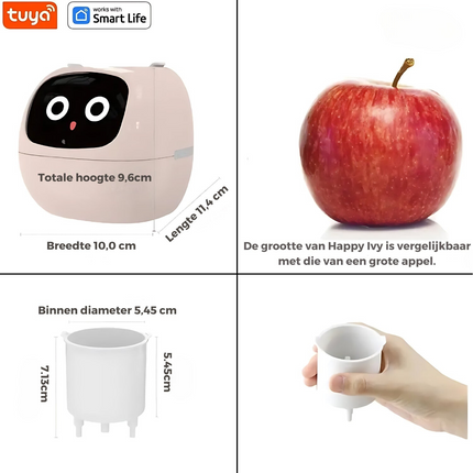 PlantPal™ | Automatyczne podlewanie doniczki | Nowoczesny design | Duża pojemność | Trwały plastik | Opcje wielu kolorów