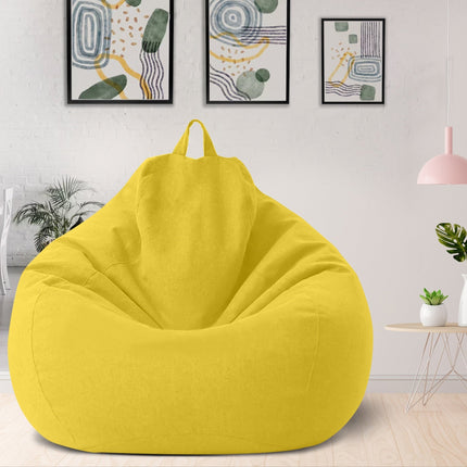 Worek fasolowy premium z wypełnieniem | Ergonomiczne wsparcie | Zdejmowany, nadający się do prania pokrowiec | Wiele rozmiarów i kolorów | Miękkie i trwałe | Idealny do salonu i sypialni