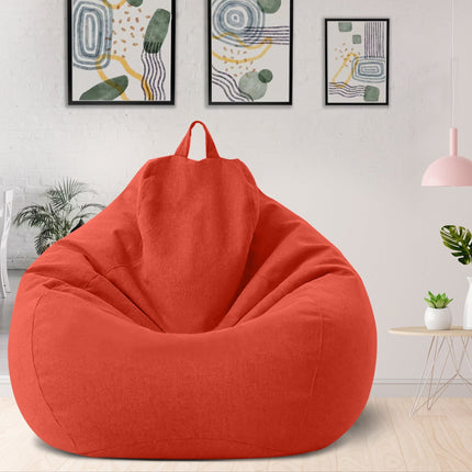 Worek fasolowy premium z wypełnieniem | Ergonomiczne wsparcie | Zdejmowany, nadający się do prania pokrowiec | Wiele rozmiarów i kolorów | Miękkie i trwałe | Idealny do salonu i sypialni