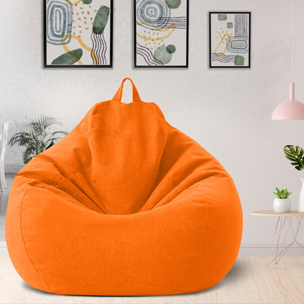 Worek fasolowy premium z wypełnieniem | Ergonomiczne wsparcie | Zdejmowany, nadający się do prania pokrowiec | Wiele rozmiarów i kolorów | Miękkie i trwałe | Idealny do salonu i sypialni