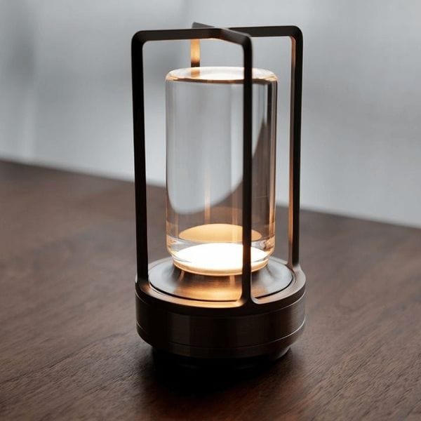 Lampa stołowa LED Nordic | elegancki wygląd | Sterowanie dotykowe | Tryby 3-kolorowe | Akumulator USB | Wysokiej jakości metal i kryształy | Opcje srebra, złota, czerni | Wszechstronne oświetlenie domu | Wodoodporność IP65
