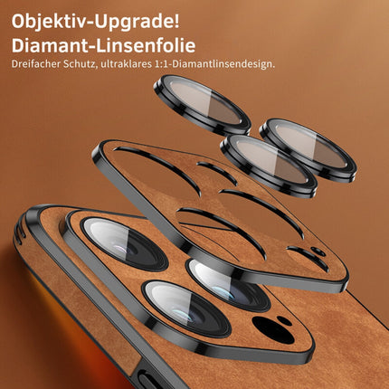 Luksusowe skórzane etui na iPhone'a | Elegancki wygląd i ochrona odporna na wstrząsy | Wysokiej jakości materiał | Precyzyjne dopasowanie i wycięcia | Cienki i lekki | Dostępne w różnych kolorach i wykończeniach