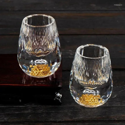 Zestaw 6 szklanek kryształowych | Wysokiej jakości kieliszki kryształowe | Idealny do whisky, wódki, likieru | Eleganckie naczynia na imprezę | Trwałe i łatwe do czyszczenia | Ponadczasowy design | Pojemność 60ml
