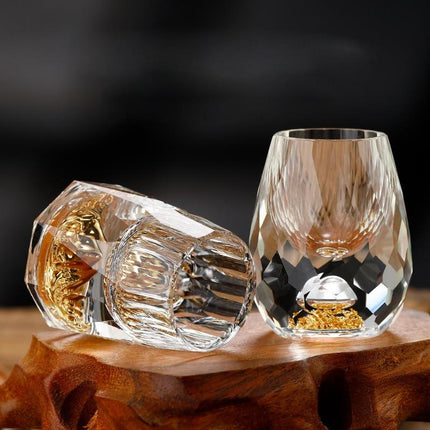Zestaw 6 szklanek kryształowych | Wysokiej jakości kieliszki kryształowe | Idealny do whisky, wódki, likieru | Eleganckie naczynia na imprezę | Trwałe i łatwe do czyszczenia | Ponadczasowy design | Pojemność 60ml