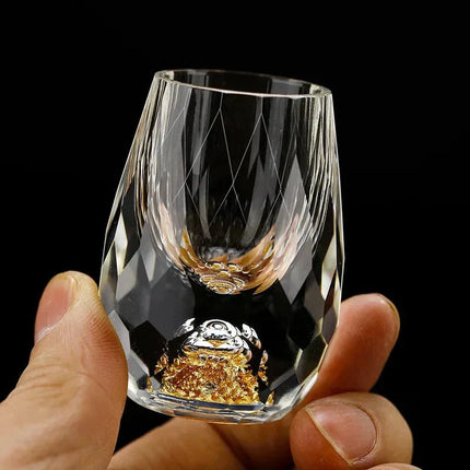 Zestaw 6 szklanek kryształowych | Wysokiej jakości kieliszki kryształowe | Idealny do whisky, wódki, likieru | Eleganckie naczynia na imprezę | Trwałe i łatwe do czyszczenia | Ponadczasowy design | Pojemność 60ml