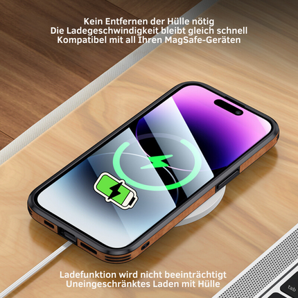 Luksusowe skórzane etui na iPhone'a | Elegancki wygląd i ochrona odporna na wstrząsy | Wysokiej jakości materiał | Precyzyjne dopasowanie i wycięcia | Cienki i lekki | Dostępne w różnych kolorach i wykończeniach