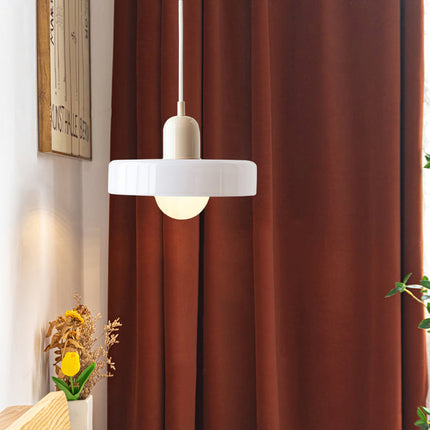 Lampa wisząca Bauhaus | Żywe kolorowe szkło | Nowoczesny design | Funkcjonalny wystrój domu | Energooszczędne oświetlenie do salonu, jadalni i sypialni
