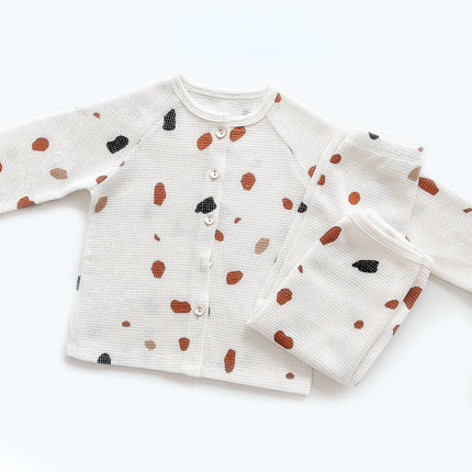 MiniModa™ | Oddychający bawełniany komplet bielizny nocnej dla dzieci | Miękki design unisex | Hipoalergiczny | Rozmiar od 1 do 5 łac