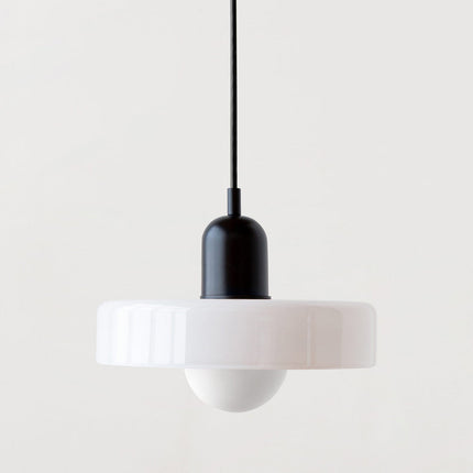 Lampa wisząca Bauhaus | Żywe kolorowe szkło | Nowoczesny design | Funkcjonalny wystrój domu | Energooszczędne oświetlenie do salonu, jadalni i sypialni