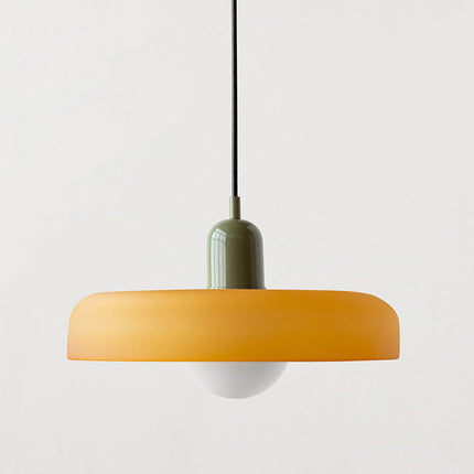 Lampa wisząca Bauhaus | Żywe kolorowe szkło | Nowoczesny design | Funkcjonalny wystrój domu | Energooszczędne oświetlenie do salonu, jadalni i sypialni