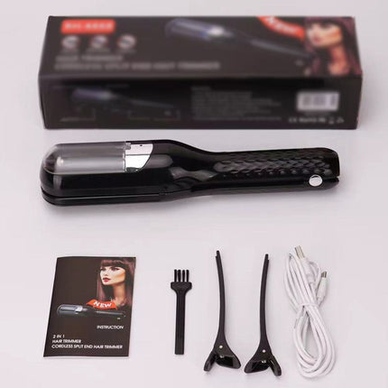Rynka | Automatyczny trymer do rozdwojonych siedliskek | Jakość salonu | Zachowuje długość | Wszystkie pojedyncze włosy | Ładowanie USB | Bateria 500 mAh | Precyzyjne Ostrza | Strona główna Pielęgnacja włosów | Lekki 265g | Zawiera maszyny do strzyżenia
