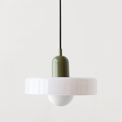 Lampa wisząca Bauhaus | Żywe kolorowe szkło | Nowoczesny design | Funkcjonalny wystrój domu | Energooszczędne oświetlenie do salonu, jadalni i sypialni