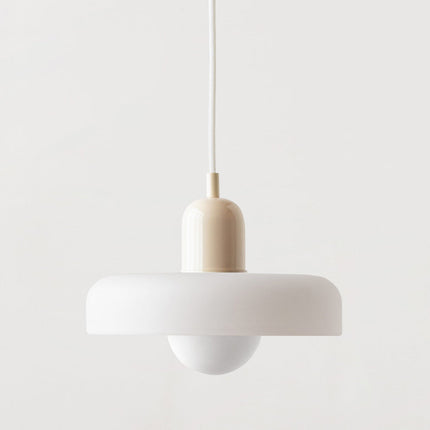 Lampa wisząca Bauhaus | Żywe kolorowe szkło | Nowoczesny design | Funkcjonalny wystrój domu | Energooszczędne oświetlenie do salonu, jadalni i sypialni