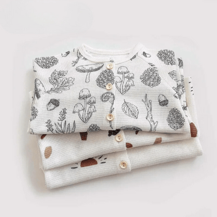 MiniModa™ | Oddychający bawełniany komplet bielizny nocnej dla dzieci | Miękki design unisex | Hipoalergiczny | Rozmiar od 1 do 5 łac