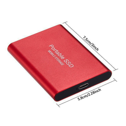 Ultraszybki zewnętrzny dysk SSD | Błyskawiczny | Odporny na wstrząsy | Kompaktowy | Pojemność do 30 TB | Konstrukcja ze stopu aluminium | Zgodność z USB 2.0/3.0 | PC, Mac, Android, Konsole do gier | Przenośne rozwiązanie do transmisji danych