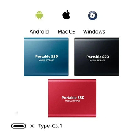FusionElite | Ultraszybki zewnętrzny dysk SSD z USB 3.1 i M.2 Type-C | Rozwiązanie do szybkiego przesyłania i przechowywania plików
