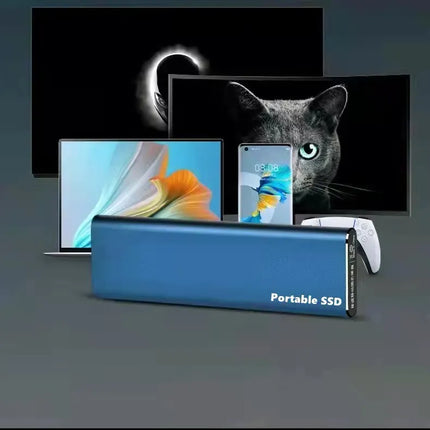 SKLEP DANYCH | Ultracienka przenośna pamięć masowa o pojemności 4 TB z szybkim przesyłaniem danych przez USB-C | Trwała konstrukcja typu Plug-and-Play | Kompatybilny z Windowsem i Macem