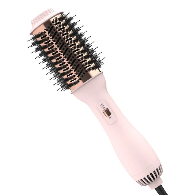EliteWave 2.0 | Suszarka do włosów i nabłyszczacz z gorącym powietrzem | Stylizacja w jednym kroku, który można zastosować bez stosowania | aluminium | Wykończenie z czarnego złota | Gładkie loki i fale | Narzędzie do stylizacji włosów o jakości salonowej 