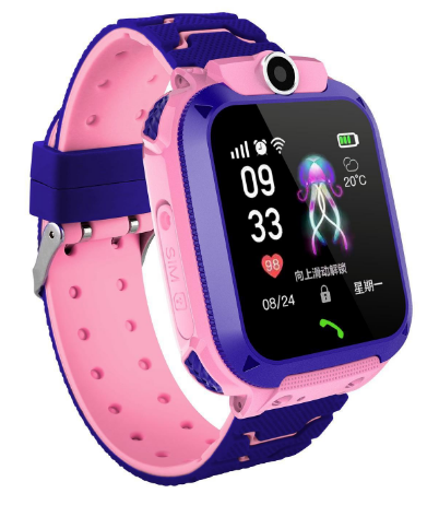KidGuard | Inteligentny zegarek GPS dla dzieci | Lokalizacja i połączenie w czasie rzeczywistym | Przycisk SOS | Geofencing | Wbudowana kamera | Wodoodporny | Akumulator | Lekki i wygodny | Do szkoły i zabaw na świeżym powietrzu