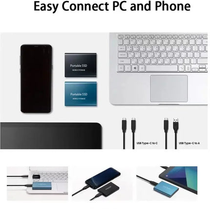 FusionElite | Ultraszybki zewnętrzny dysk SSD z USB 3.1 i M.2 Type-C | Rozwiązanie do szybkiego przesyłania i przechowywania plików
