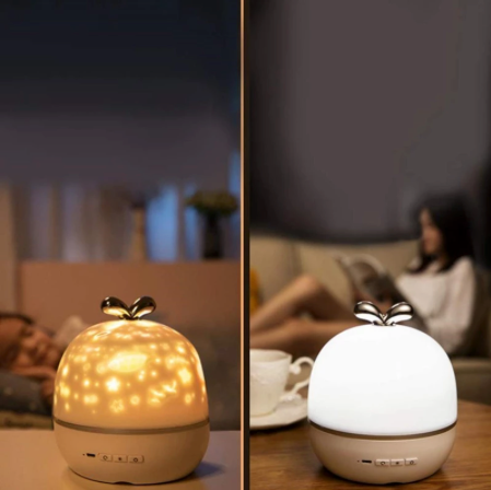Światło nocne SkyProjector™ | Regulowane oświetlenie | Projekcje gwiazd, księżyca i zwierząt | Pilot zdalnego sterowania | Idealny do pokoju dziecięcego i dziecięcego | Cichy obrót o 360° | Zwiększa kreatywność i sen | W zestawie kabel do ładowania USB