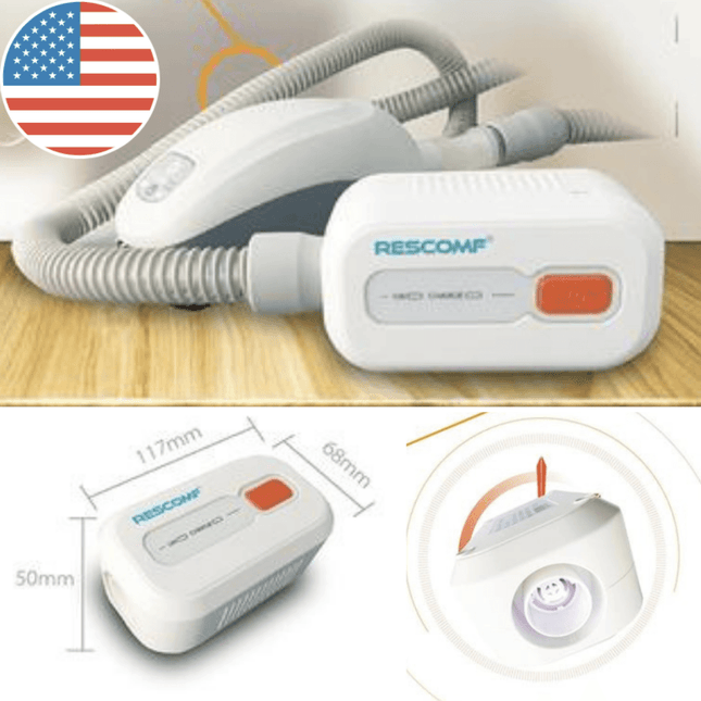 Ładowalny środek czyszczący i dezynfekujący CPAP | Zabija 99,9% odporny | Łatwa obsługa jest wyjątkowa | Przenośna, lekka konstrukcja | Nie potrzeba wody | Ładowalne USB i AC | 7 cykli czyszczenia na jedno ładowanie | Przyjazny w podróży