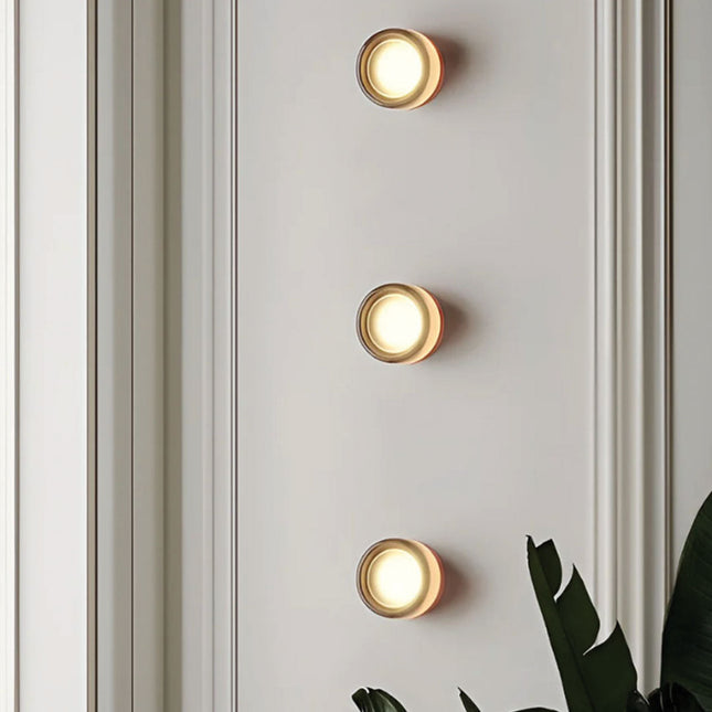 DimpleGlow | Nowoczesny kształt ściemniacza | Elegancki kinkiet | Miękkie oświetlenie otoczenia | Unikalny projekt dla współczesnych wnętrz | Materiały wysokiej jakości | Nadaje się do salonu, sypialni, przedpokoju