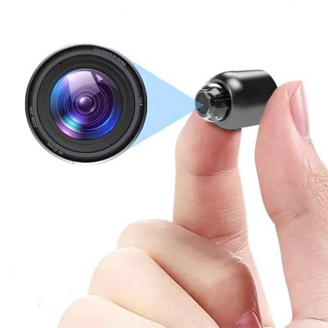 Minieye | Bezprzewodowa kamera do opieki nad dziećmi 1080p HD | Noktowizor | Wykrywanie ruchu | Obiektyw szerokokątny 160° | Długi czas pracy baterii | Dyskretny projekt | Zdalny dostęp | Obsługa karty SD 128 GB