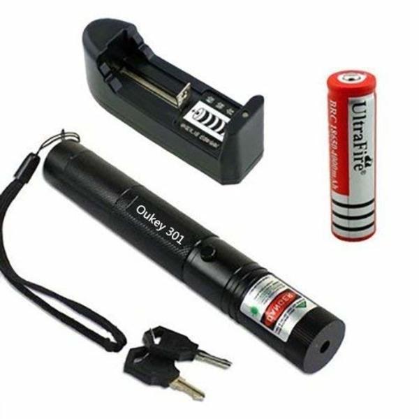 Zestaw zielonych wskaźników laserowych o dużej mocy | Super jasne | Regulowana ostrość | Bezpieczna blokada dziecięca | Zasięg 500-10000m | Akumulator 18650 | Lekki | Zaawansowana technologia optyczna | Ciągła wiązka | Przenośna konstrukcja 