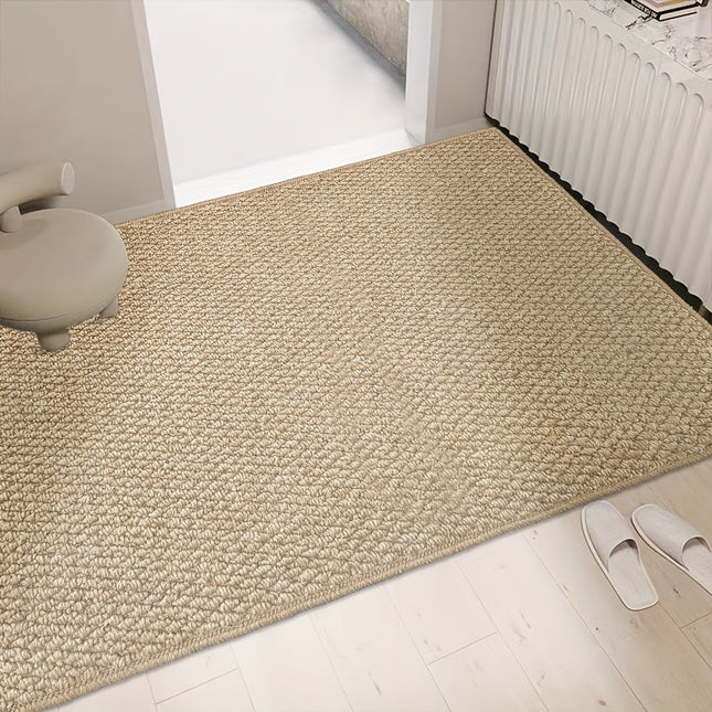 Elegancki naturalny wygląd | Wytrzymała wycieraczka w stylu juty z antypoślizgową podstawą | Odporny na zabrudzenia | Można prać w pralce | Dywan wejściowy NobleWeave | 50% polipropylen