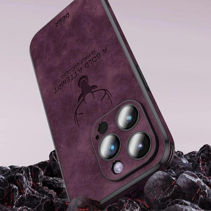 Luksusowe skórzane etui na iPhone'a | Elegancki wygląd i ochrona odporna na wstrząsy | Wysokiej jakości materiał | Precyzyjne dopasowanie i wycięcia | Cienki i lekki | Dostępne w różnych kolorach i wykończeniach
