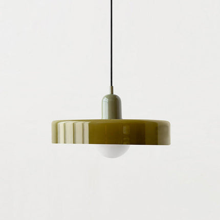 Lampa wisząca Bauhaus | Żywe kolorowe szkło | Nowoczesny design | Funkcjonalny wystrój domu | Energooszczędne oświetlenie do salonu, jadalni i sypialni
