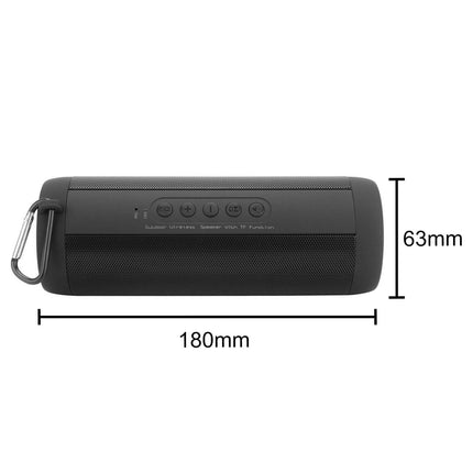 Czarny kierowca Bluetooth | Dźwięk o wysokiej rozdzielczości | Bateria 1800 mAh | Bluetooth 4.0 | 5-godzinny czas określony | Obsługa kart TF | Wodoodporność IPX5 | Lekki | Krystalicznie czysty dźwięk | Do użytku wewnątrz i na zewnątrz