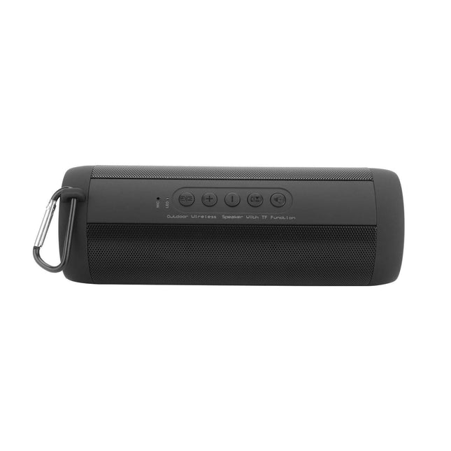 Czarny kierowca Bluetooth | Dźwięk o wysokiej rozdzielczości | Bateria 1800 mAh | Bluetooth 4.0 | 5-godzinny czas określony | Obsługa kart TF | Wodoodporność IPX5 | Lekki | Krystalicznie czysty dźwięk | Do użytku wewnątrz i na zewnątrz