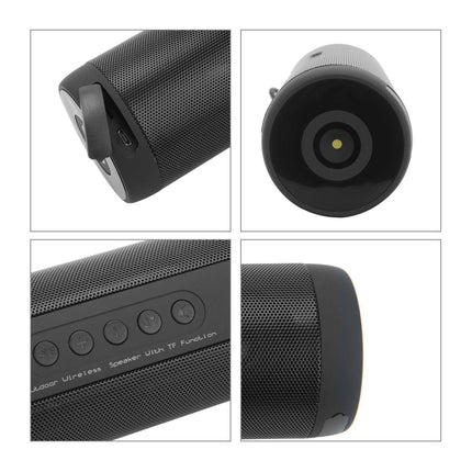 Czarny kierowca Bluetooth | Dźwięk o wysokiej rozdzielczości | Bateria 1800 mAh | Bluetooth 4.0 | 5-godzinny czas określony | Obsługa kart TF | Wodoodporność IPX5 | Lekki | Krystalicznie czysty dźwięk | Do użytku wewnątrz i na zewnątrz