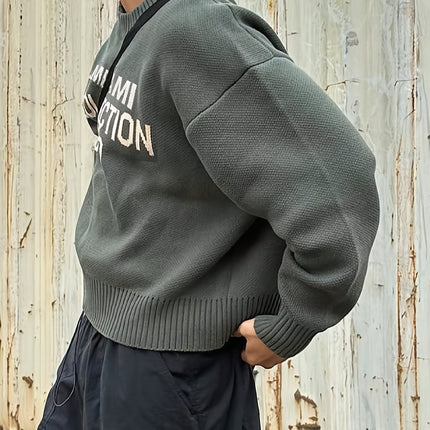 Luźny sweter z dzianiny | Męski sweter oversize | Wygodne i oddychające | Wysokiej jakości tkanina | Swobodny i nowoczesny styl | Wszechstronne zszywki do garderoby | Dostępnych jest wiele kolorów