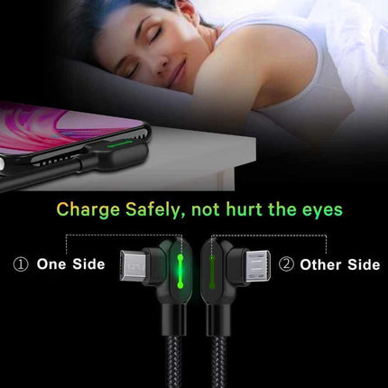 Niezniszczalny kabel do szybkiego ładowania | Wytrzymało 65 000 | kompatybilny z USB, Type-C i iPhonem | Obrót o 90 stopni | Inteligentne klipsy do ładowania | Trwałe i odporne na strzępienie | Uniwersalne rozwiązanie do ładowania