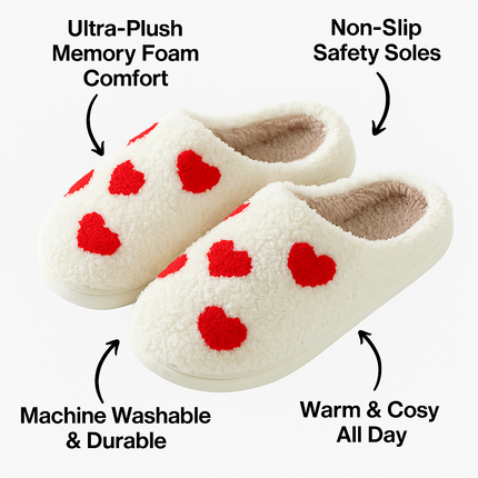 Kapcie Nordic Comfort z pianką Memory | Ultra-miękkie wnętrze | Antypoślizgowe gumowe podeszwy | Można prać w praktyce | Rozmiary AU 5,5-10,5 | Odychające ciepło | Trwałość i zakażenie | Relaksujące dla pieszych stóp