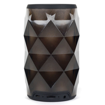Pulsar Crystal Can głośnik Bluetooth | Zasięg bezprzewodowy 10m | Tryb oświetlenia LED | Przenośny i ładowalny | Kompaktowy 8x8x13,5cm | Moc wyjściowa 3 W | Połączenie Aux i Bluetooth | Efekt Galaktyki | Lekka konstrukcja audio