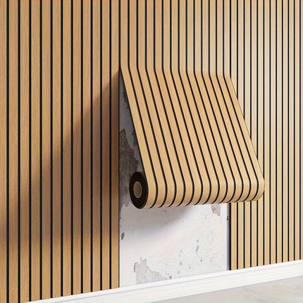 Czysta ściana | Panele ścienne 3D PCV | Samoprzylepne | Tekstura drewna | Łatwa instalacja samodzielnie | Wodoodporny i trwały | Naturalny wygląd drewna | Tłumienie dźwięku | Wszechstronny do każdego pomieszczenia | Żadne narzędzia nie są potrzebne