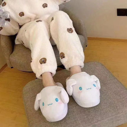 Króliczek Kapcie Kawaii | Konstrukcja ruchoma ucha | Komfort pianki memory | Podeszwa antypoślizgowa | Przytulna odzież codzienna