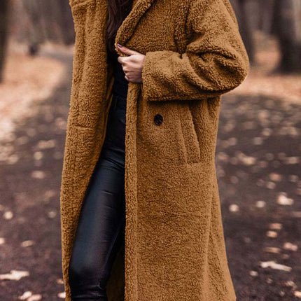 Damska kurtka oversize MonAmi® Teddy | Pluszowa Tekstura | Odzież wierzchnia na jesień i zimę | Wysokiej jakości materiał | Wygodne dopasowanie | Stylowy wygląd