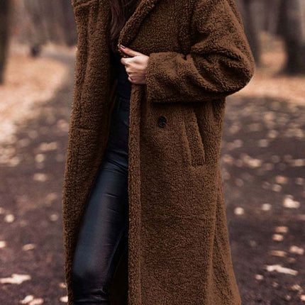 Damska kurtka oversize MonAmi® Teddy | Pluszowa Tekstura | Odzież wierzchnia na jesień i zimę | Wysokiej jakości materiał | Wygodne dopasowanie | Stylowy wygląd